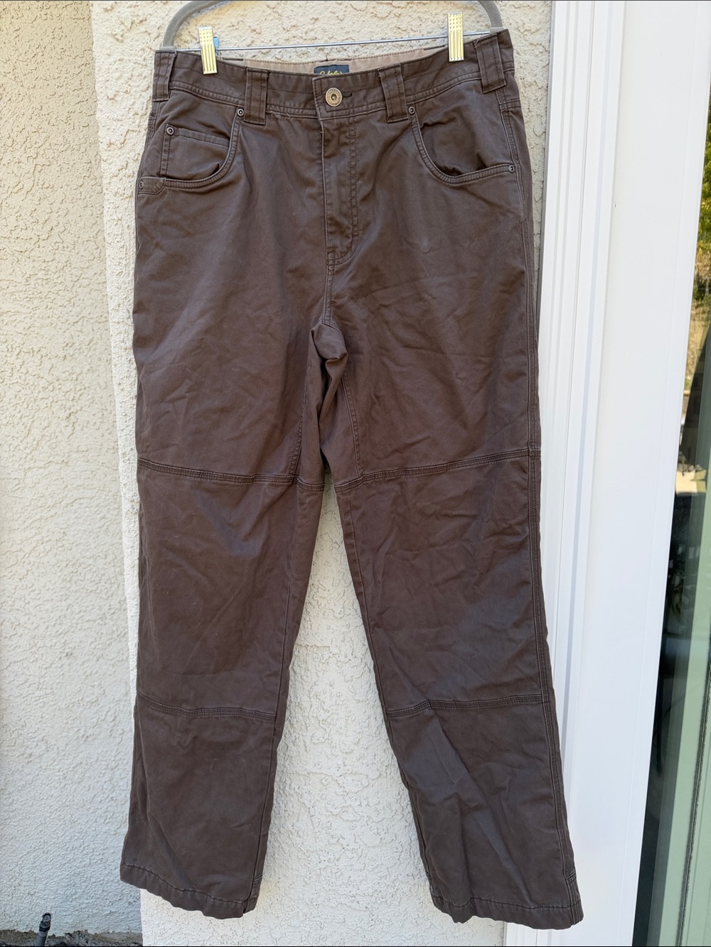 Cabela's Men's Brown Utility Work Pants Size 34 x 34